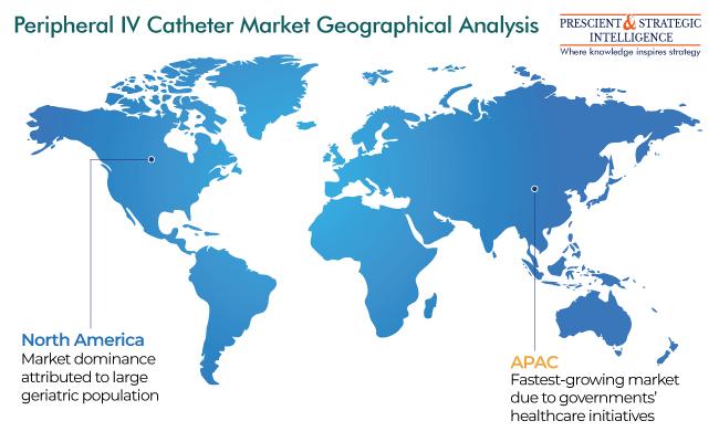 Peripheral IV Catheter Market Regional Outlook Growth