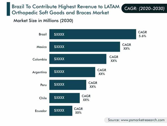 Latin America Orthopedic Garments, Soft Goods and Braces Market