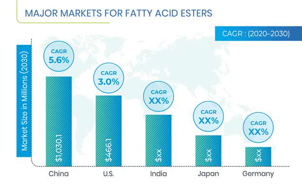 Fatty Acid Esters Market Regional Analysis