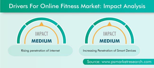 Online Fitness Market Drivers