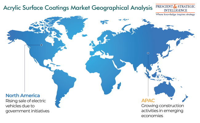 Acrylic Surface Coating Market Geographical Analysis
