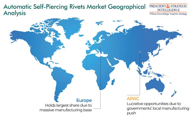 Automatic Self-Piercing Rivets Market Geographical Analysis