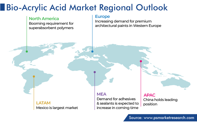 Bio-Acrylic Acid Market Geographical Analysis