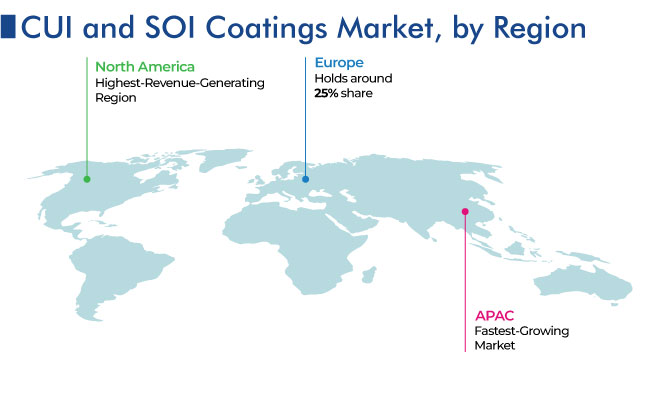CUI and SOI Coatings Market by Region