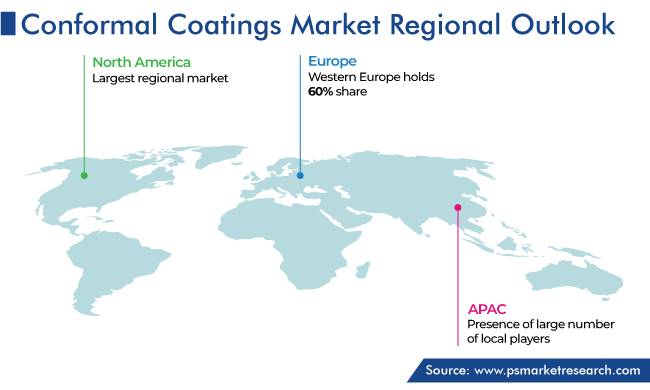 Conformal Coatings Market Regional Outlook