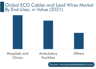 Global ECG Cables and Lead Wires Market by End User, in Value (2021)