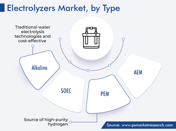 Global Electrolyzers Market by Type