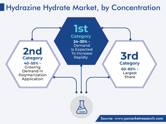 Hydrazine Hydrate Market by Concentration Trends