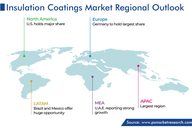 Insulation Coatings Market Geographical Analysis