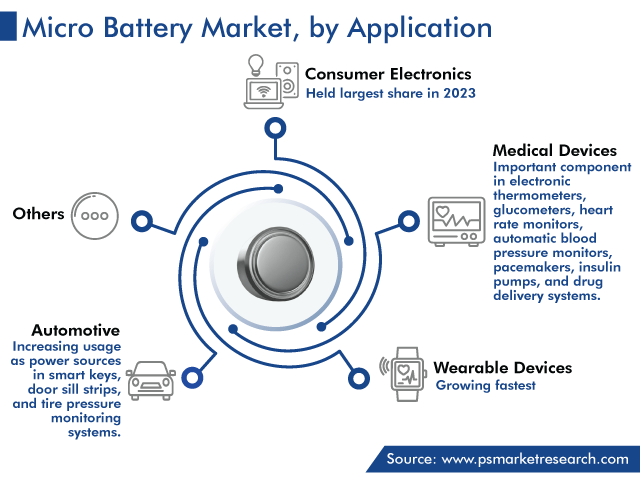 Micro Battery Market Analysis by Application