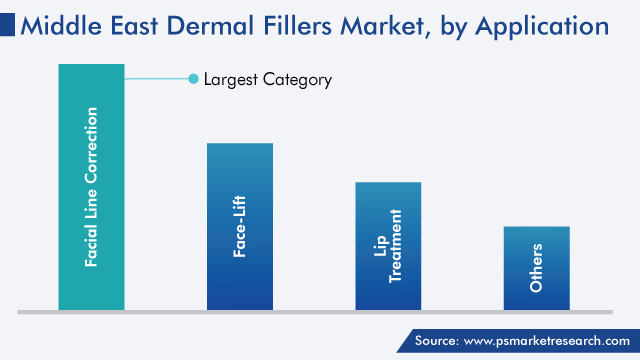 Middle East Dermal Fillers Market Application Insights