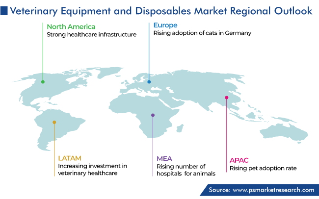 Veterinary Equipment and Disposables Market Geographical Analysis