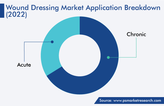 Wound Dressing Solutions Market, by Application Breakdown