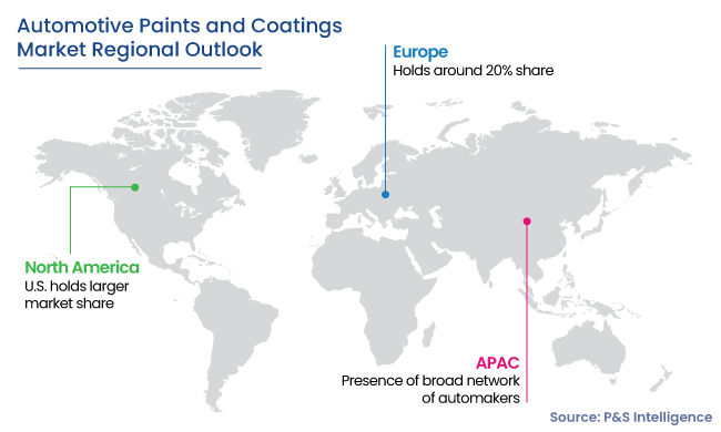 Automotive Paints and Coatings Market Regional Analysis