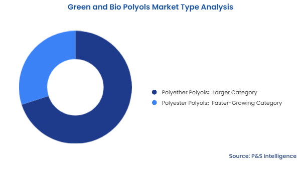 Green and Bio Polyols Market Segmentation Analysis