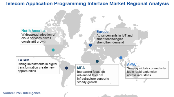Telecom Application Programming Interface Market Regional Analysis